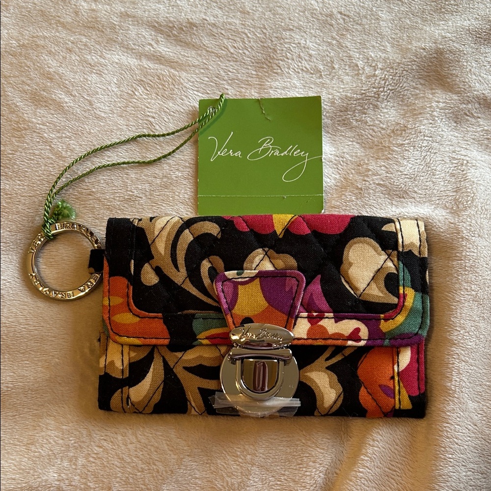 Vera Bradley Quick Swipe ID wallet in Suzani pattern NWT